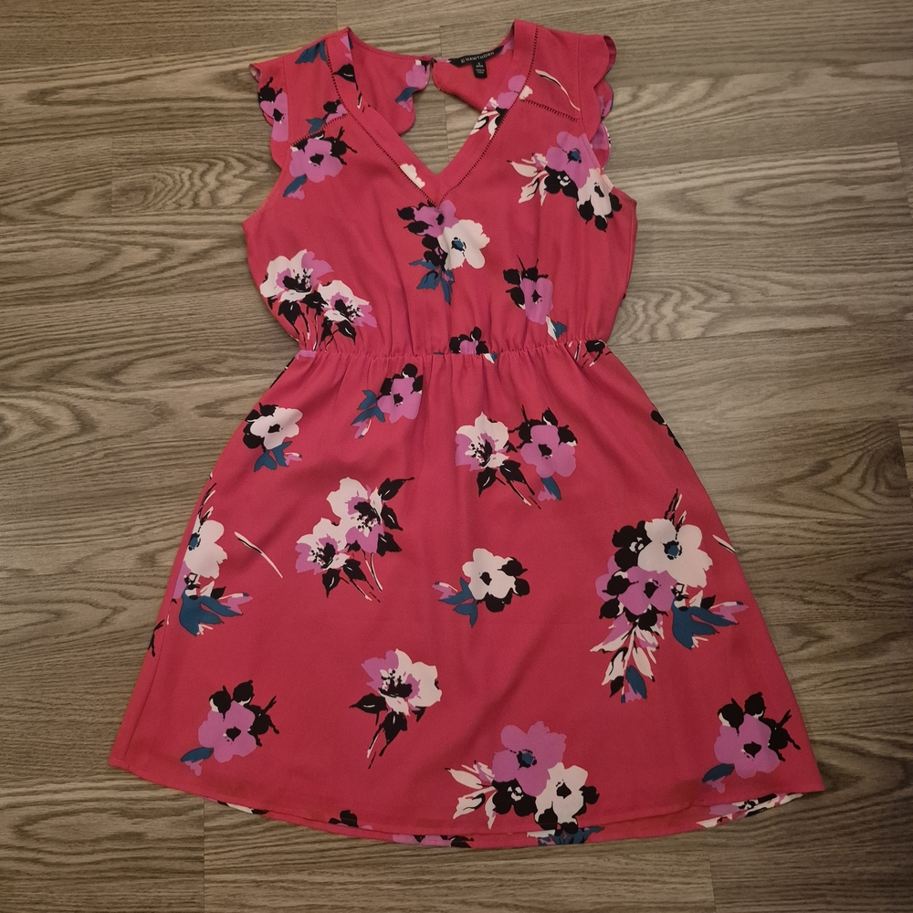 41 Hawthorn Pink Floral Casual Dress